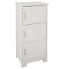 3-Door Cabinets - White