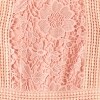 Sleeveless Lace Detail Maxi Dresses - Blush Medium