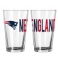 16-Oz. NFL Overtime Pint Glasses - Patriots