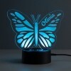 Personalized LED Color-Changing Lights - Butterfly