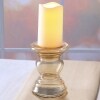 Cream and Gold Harvest Decor - Tall Pillar Candleholder
