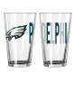 16-Oz. NFL Overtime Pint Glasses - Eagles
