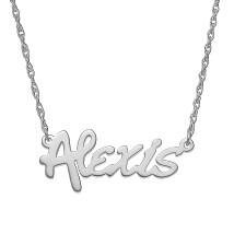 Personalized Sterling Silver Name Necklaces