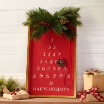 Hanging Holiday Countdown Calendar