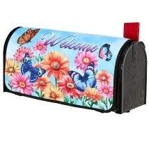 Seasonal Spring Ladybug or Butterfly Mailbox Cover - Spring Butterflies