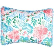 Tropical Garden Full/Queen or King Quilt, Sham, Decorative Pillow - Standard Sham