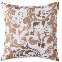 Scroll Accent Pillows - Tan Pillow