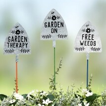 Set of 3 Garden Signs