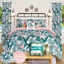 Palm Floral Comforter Set