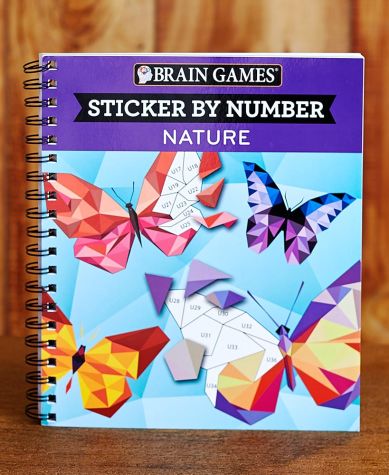 Brain Games® Sticker By Number Books - Nature