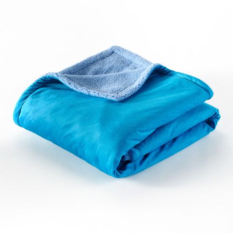 Plush Throws or Bedrests - Turquoise Throw