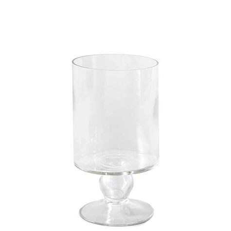 Decorative Glass Canister - 8"
