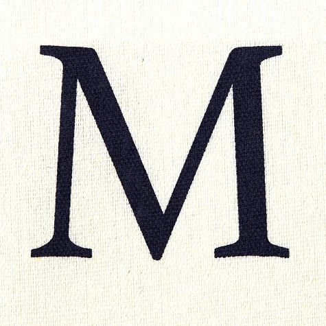 Monogram Storage Bins with Handles - M