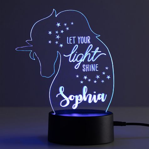 Personalized LED Color-Changing Lights - Unicorn