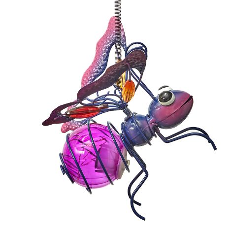 "Flying" Solar Bugs - Purple Butterfly