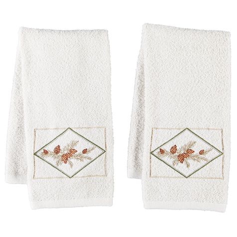 Pine Cone Kitchen Collection - Set of 2 Towels