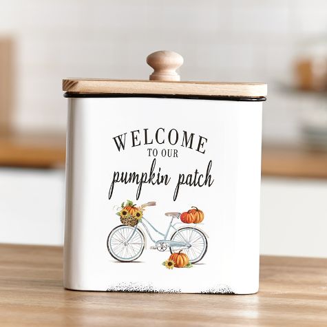 Harvest Metal Canisters - Bicycle