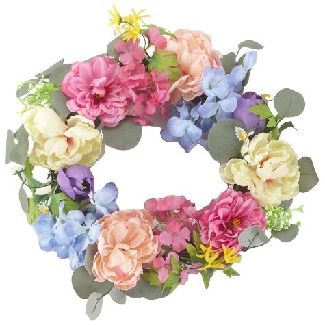 Welcome Spring Front Porch Decor - Wreath