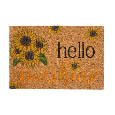 Spring Coir Doormat Collection - Hello Sunshine