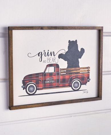 Vintage Truck Wall Art by Marla Rae - Grin and Bear It