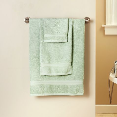 Cannon 3-Pc. 100% Cotton Ringspun Bath Towel Sets - Sage