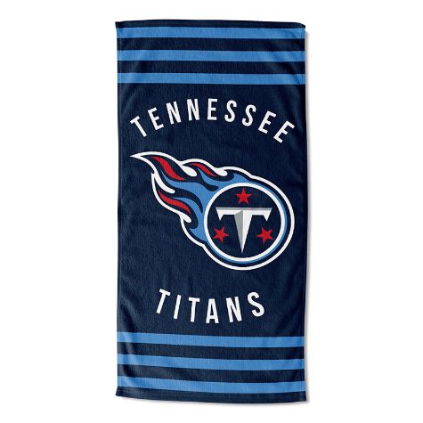 NFL 30" x 60" Striped Beach Towels - Titans