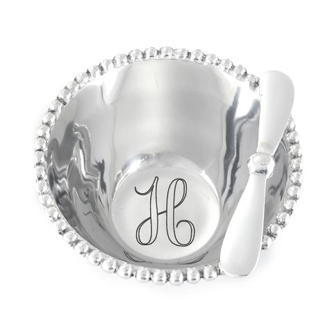 Aluminum Monogram Dip Set in Gift Box - H