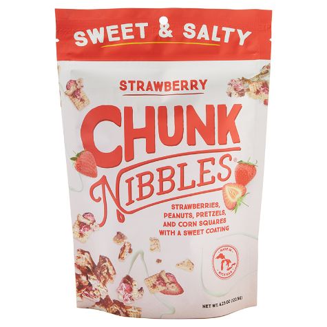 Chunk Nibbles Resealable Snack Pouches - Strawberry