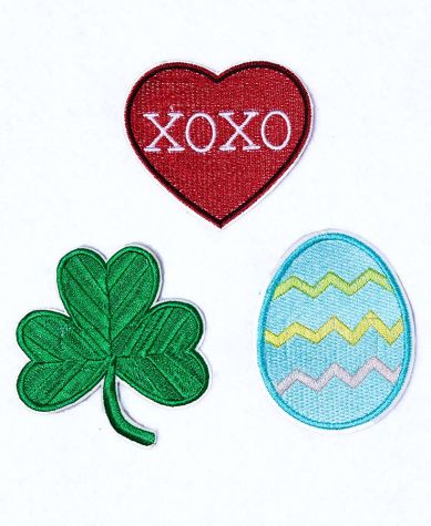Interchangeable Holiday Top - Spring Holiday Patches