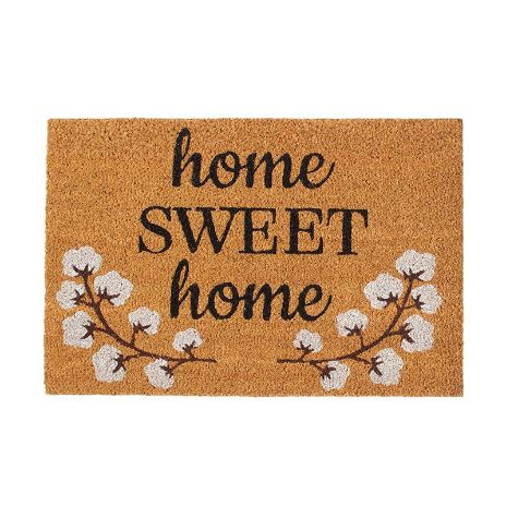 Spring Coir Doormat Collection - Cotton Boll