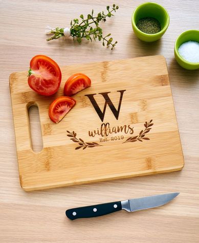 Customized Bamboo Cutting Boards - Olive Branch