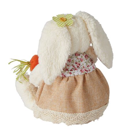 Plush Sitting Easter Rabbits - Plush Easter Rabbit Girl