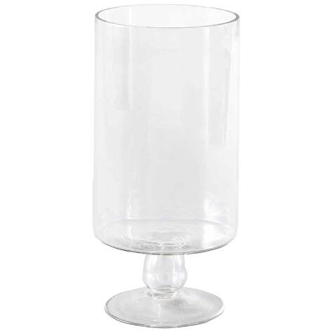 Decorative Glass Canister - 11"