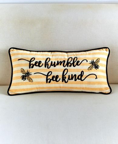 Bee Accent Pillows - Bee Humble