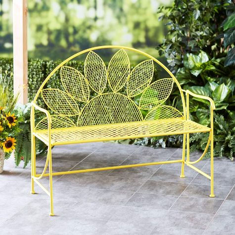 Sunflower Garden Table or Bench - Bench