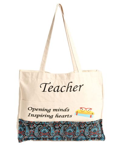 Oversized Occupational Tote Bags or Pouches - Teacher Tote Bag
