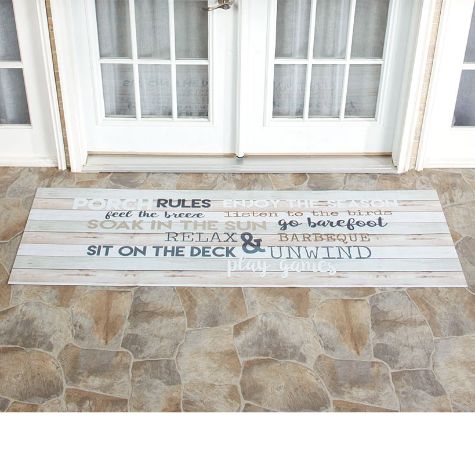 Indoor/Outdoor Rules Collection - Porch Area Rug