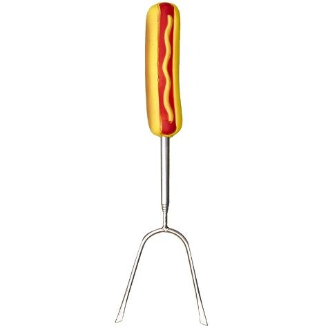 Telescopic Novelty Camp Forks - Hot Dog