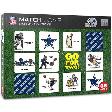 NFL Memory Match Game - Cowboys