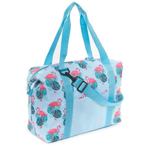 Large Capacity Insulated Cooler Bags - Flamingo