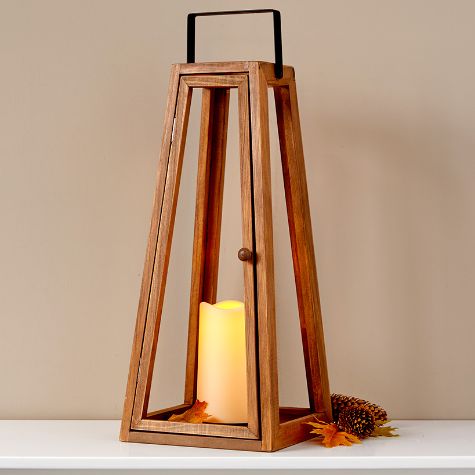 Amber Tones Decor Collection - Large Lantern