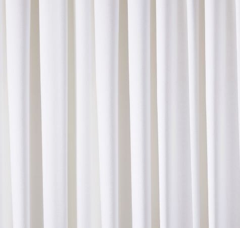Tab Top Curtains - White 80"W x 72"L
