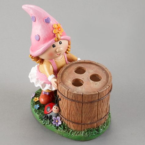Spring Gnome Bathroom Collection - Toothbrush Holder