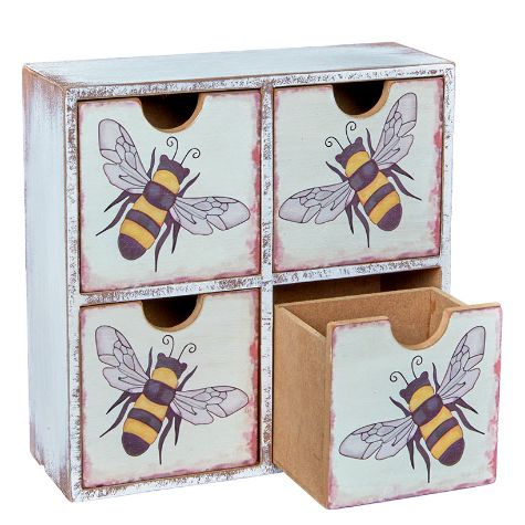 Garden-Themed Desktop Storage Chests - Bees