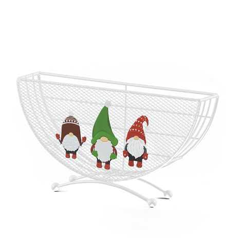 Decorative Holiday Paper Plate Holders - Gnome