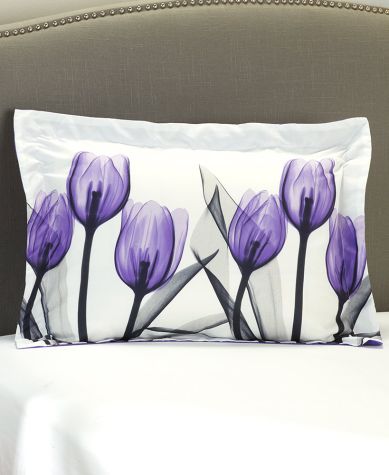 Purple Tulip Bedroom Ensemble - Sham