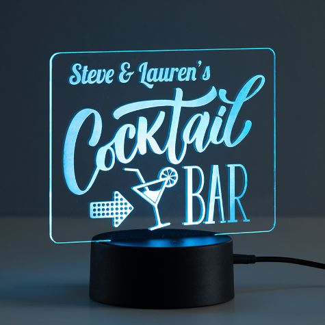 Personalized LED Color-Changing Lights - Cocktail