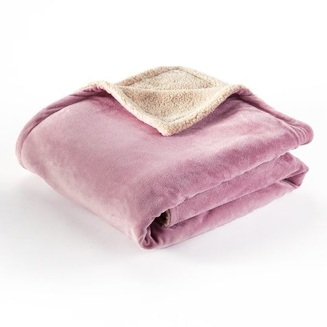 Plush Throws or Bedrests - Dusty Rose Throw
