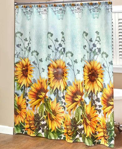 Sunflower Bathroom Collection - Shower Curtain