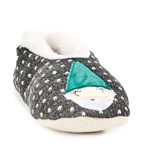 Novelty Sherpa-Lined Slippers - Gnome S/M 5-8